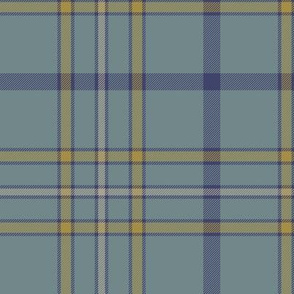 Alaska ancient flag tartan, 6" weathered