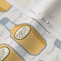Cute bottle of golden syrup illustration
