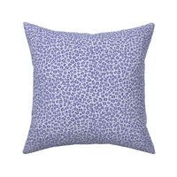 Periwinkle Very Peri Leopard Spots Print - Small Scale - Animal Print