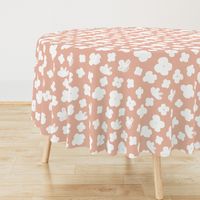 Big Flowers M+M Peachy Pink by Friztin