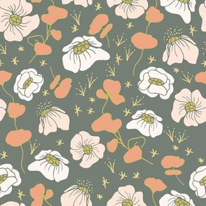 Country Floral Olive