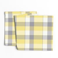 butter yellow-lilac gray plaid