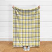 butter yellow-lilac gray plaid