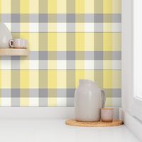 butter yellow-lilac gray plaid