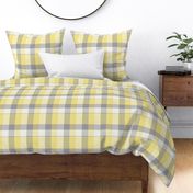 butter yellow-lilac gray plaid