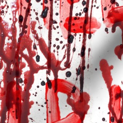 2 blood splatter help distress message signal bloodstain dripping red maroon liquid white horror Halloween bleeding murder paint clot macabre leaking victim wet death scary horrifying morbid macabre spooky eerie frightening violence hurt serial killer ins