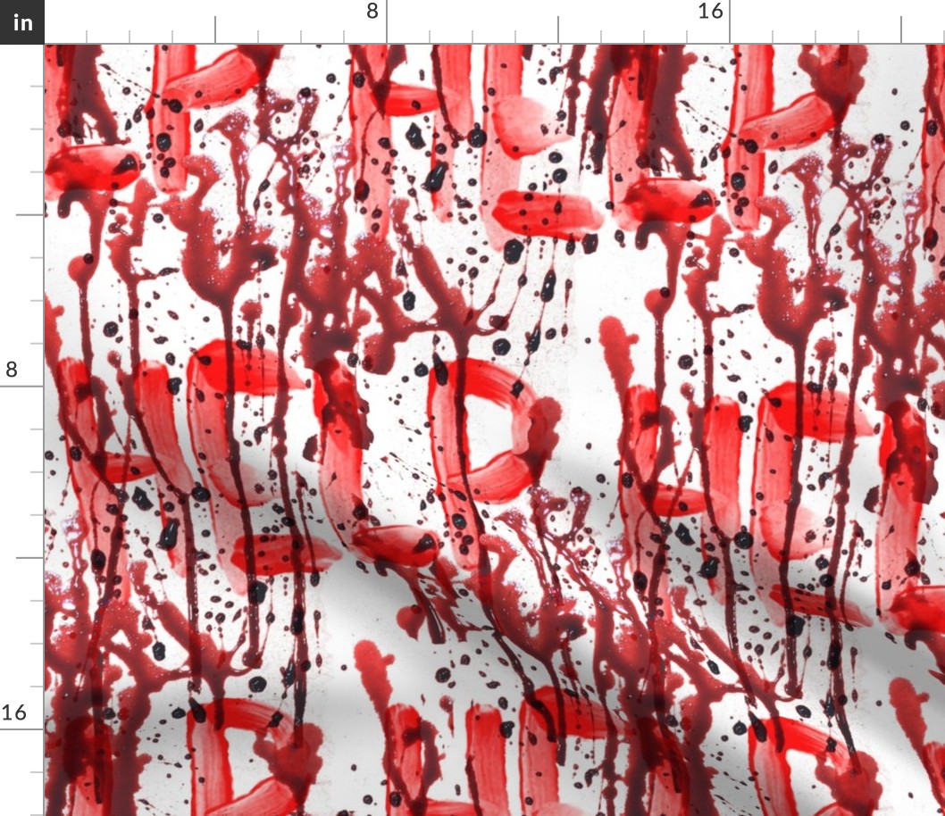 2 blood splatter help distress message signal bloodstain dripping red maroon liquid white horror Halloween bleeding murder paint clot macabre leaking victim wet death scary horrifying morbid macabre spooky eerie frightening violence hurt serial killer ins