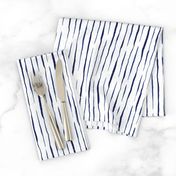 Indigo blue stripes white background