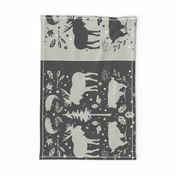 4 up Wilderness Animal Dish Towels