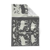4 up Wilderness Animal Dish Towels