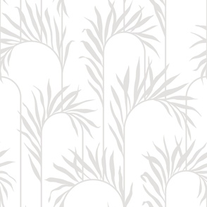 Tropical Art Deco Grey