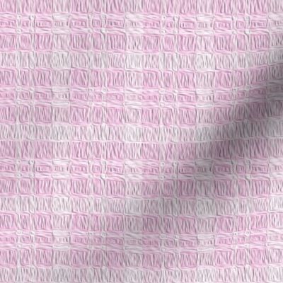 JP13 - Ruched Plaid in Cotton Candy Pink