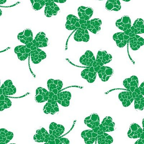 distressed clovers