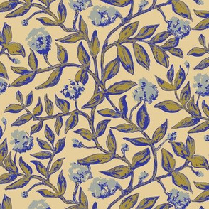 Vines with Blooms Trendy1920s Colors 3