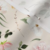 Whimsical Floral Garden // Linen