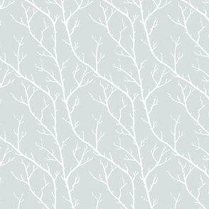 Spring Branches Sea Fog Grey // standard