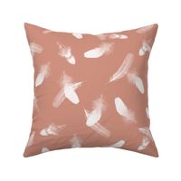 slumber party pillow fight - muted clay