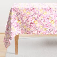 Retro Flower Power(Pink, Lavender and Yellow)