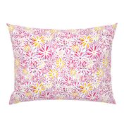 Retro Flower Power(Pink, Lavender and Yellow)