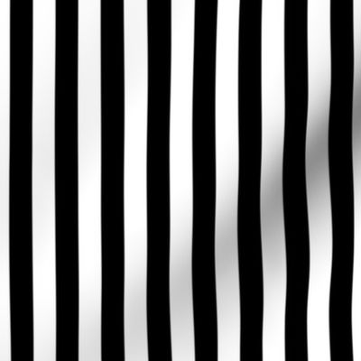 black vertical stripes 1/2"