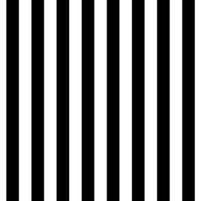 black vertical stripes 1/2"