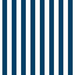 navy blue vertical stripes 1/2"