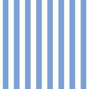 cornflower blue vertical stripes 1/2"