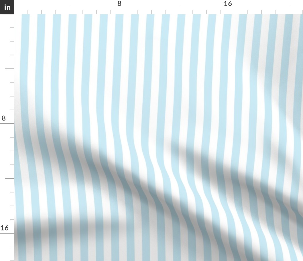 ice blue vertical stripes 1/2"