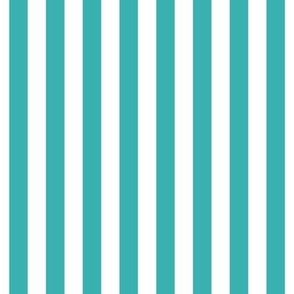 teal vertical stripes 1/2"