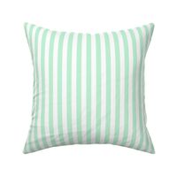 ice mint green vertical stripes 1/2"