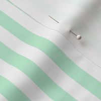 ice mint green vertical stripes 1/2"