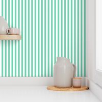 sea foam green vertical stripes 1/2"