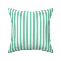 sea foam green vertical stripes 1/2"