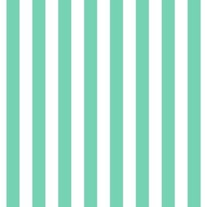 sea foam green vertical stripes 1/2"