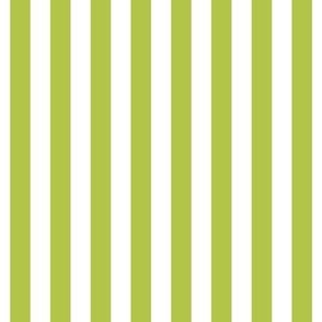 lime green vertical stripes 1/2"