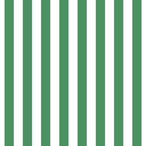 kelly green vertical stripes 1/2"