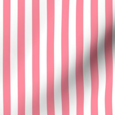 pretty pink vertical stripes 1/2"