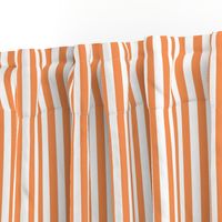 tangerine orange vertical stripes 1/2"