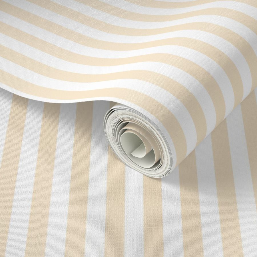 ivory vertical stripes 1/2"