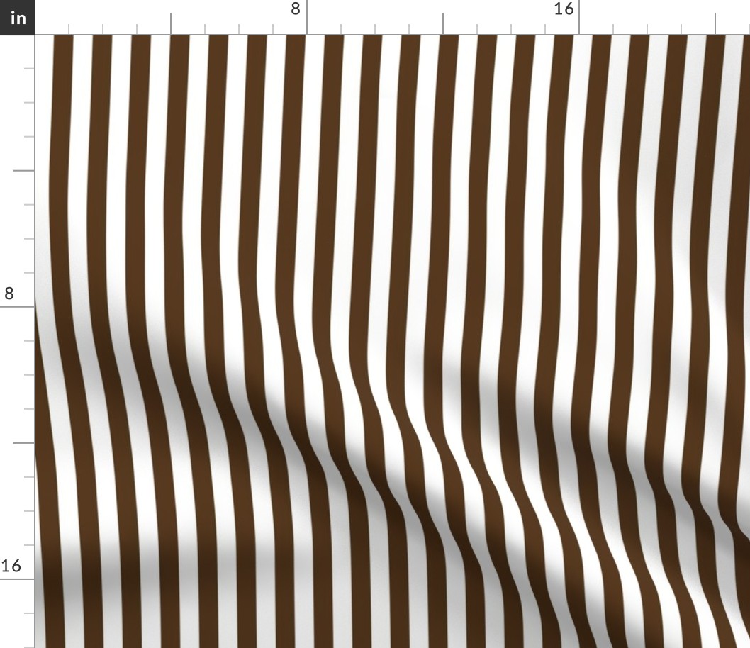brown vertical stripes 1/2"