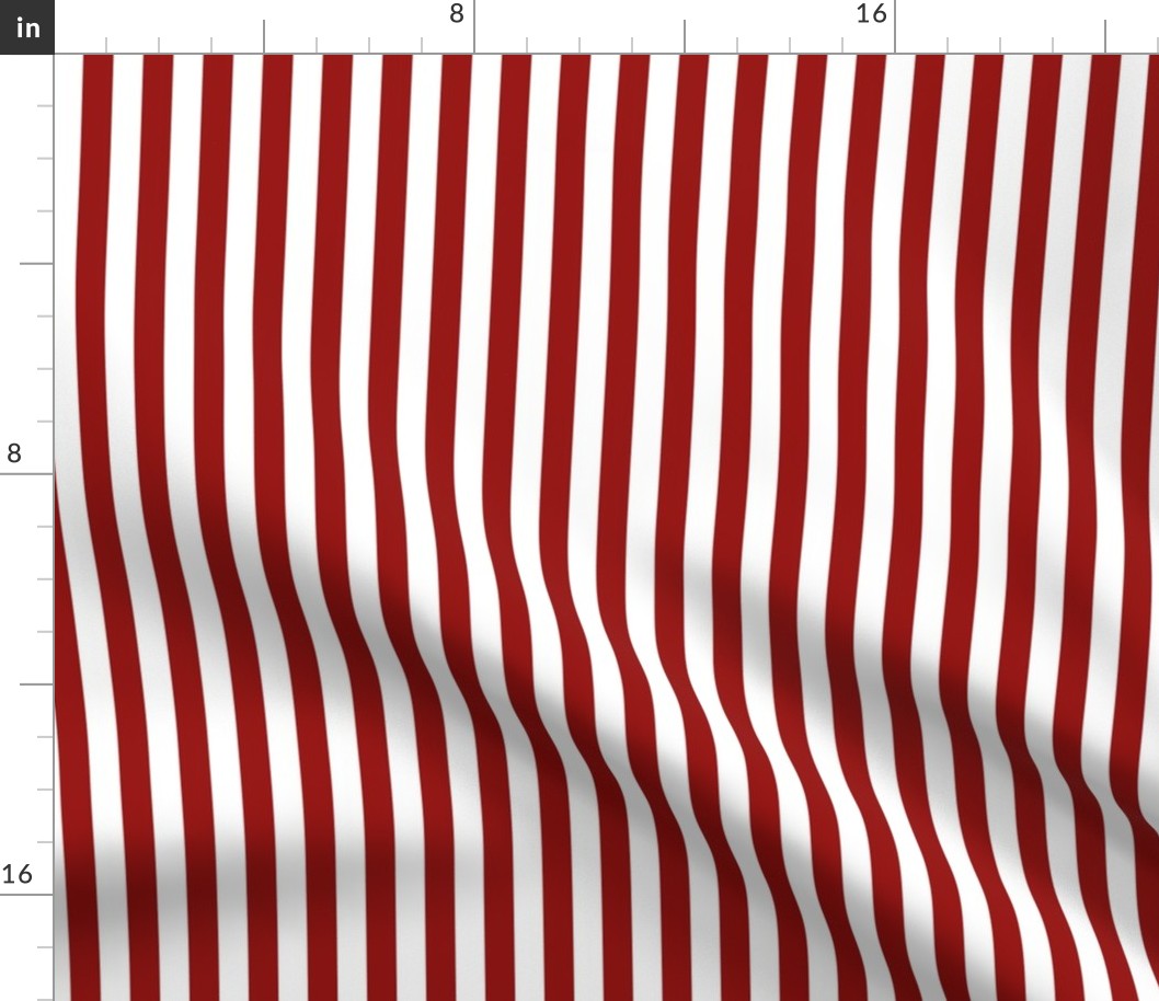 dark red vertical stripes 1/2"