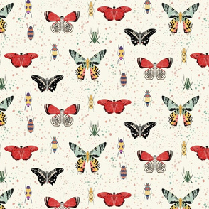 BUTTERFLIES AND BEETLES