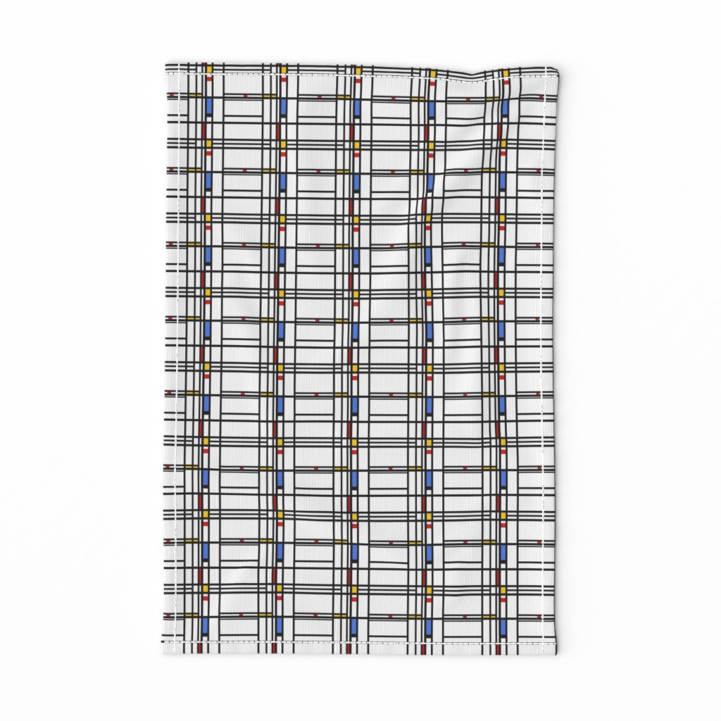 3 inch Mondrian Composition 10