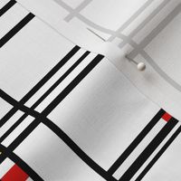 6 inch Mondrian Composition 10