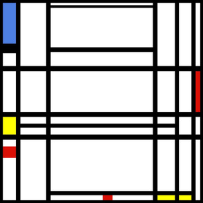 Jumbo Mondrian Composition 10