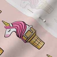 Unicorn Cones - Unicone -  pink on pink - LAD19