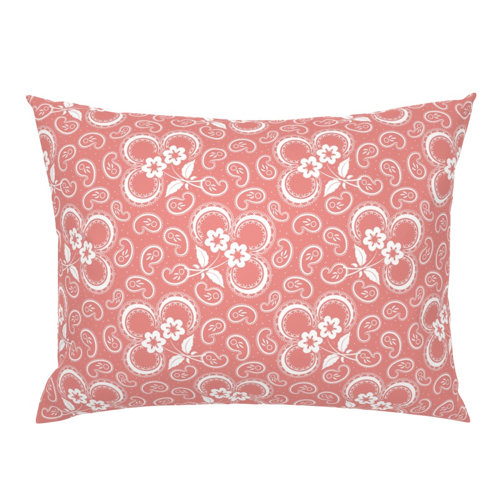 Heartland RosePaisley: Copper Rose (Dusty Coral Pink)