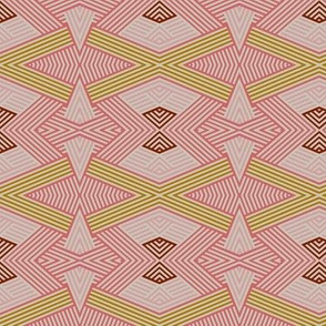 geo stripes - small quilting size