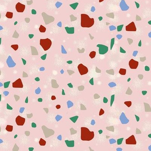 Mock Terrazzo on Pink