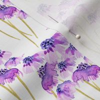 19-04S Lilac Lavender Floral Watercolor
